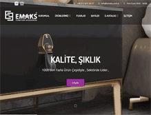 Tablet Screenshot of emaks.com.tr